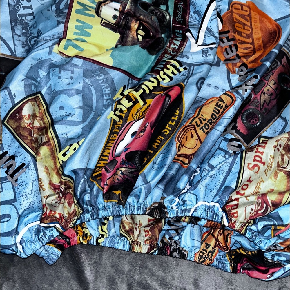 Disney Cars  2 pc Sheet Set Lightning McQueen Mater Fitted & Flat - Picture 7 of 9